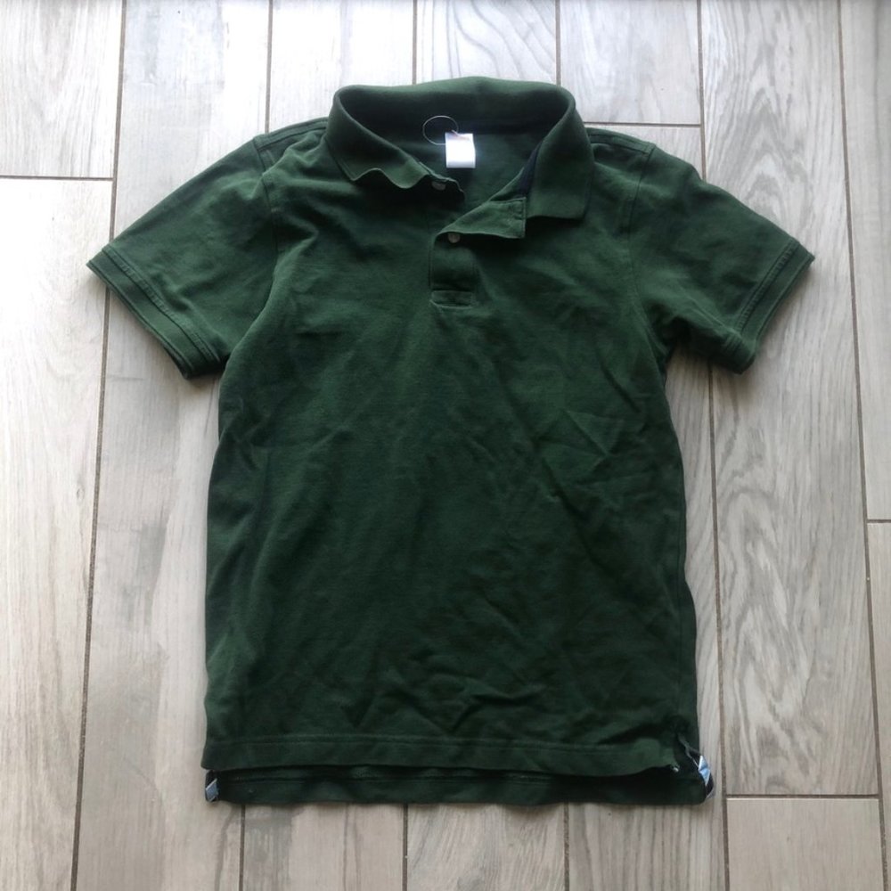 NWT Gymboree boys size 10 green collared polo